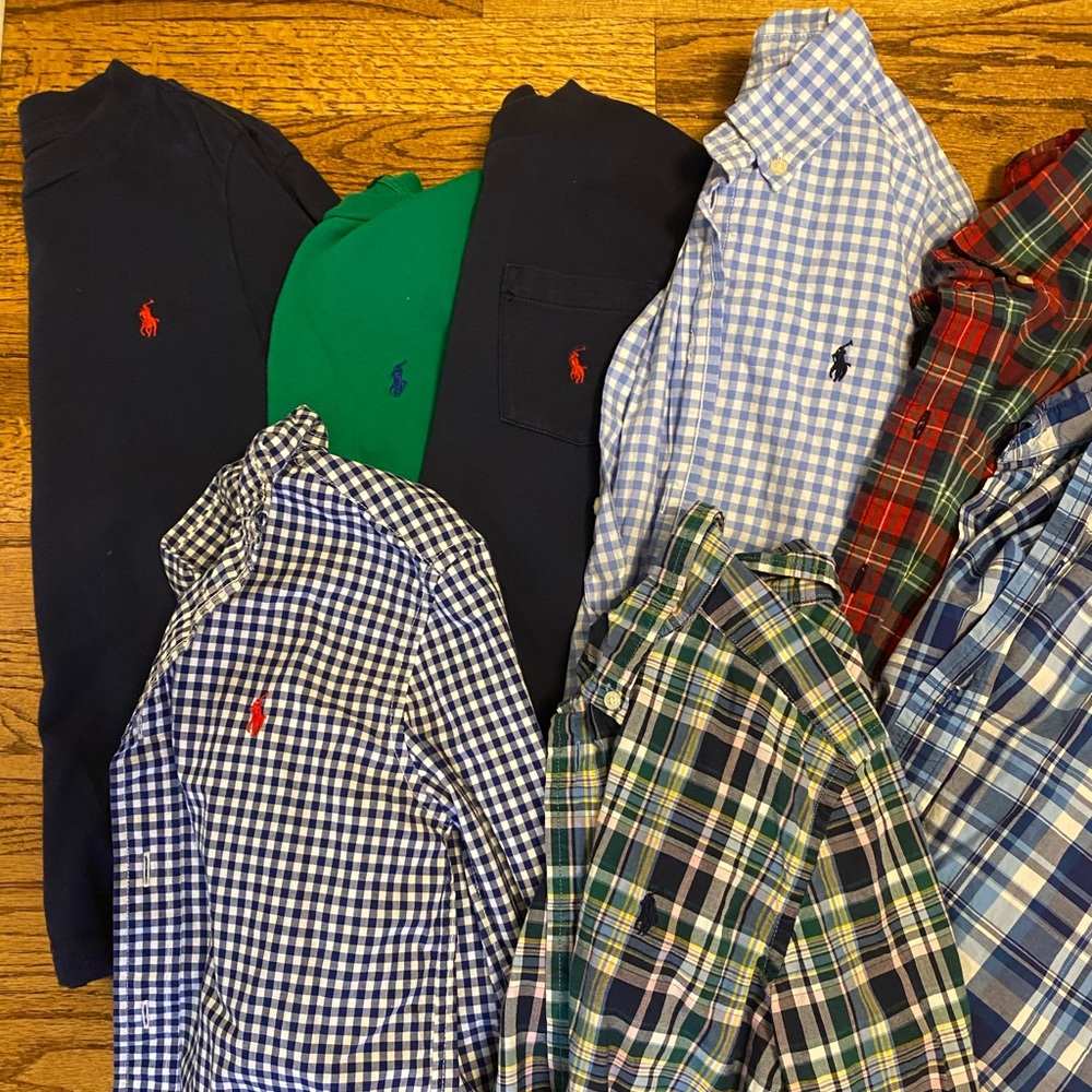 Boys Polo Ralph Lauren size 6 shirt bundle